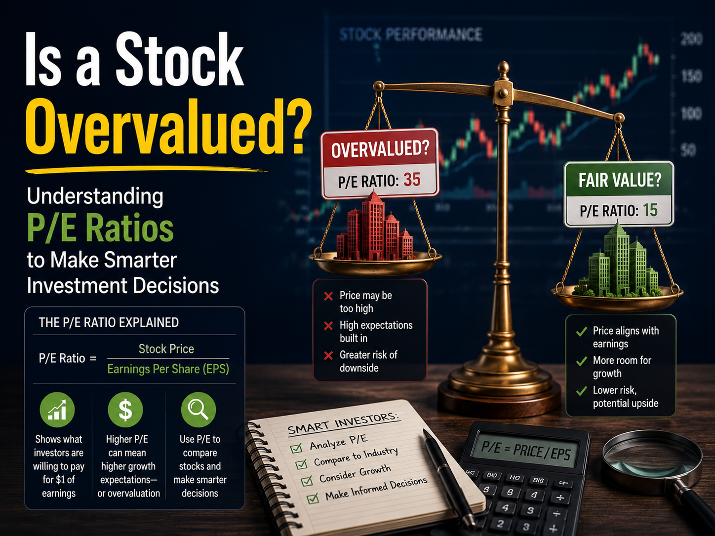 Is a Stock Overvalued? Understanding P/E Ratios to Make Smarter Investment Decisions