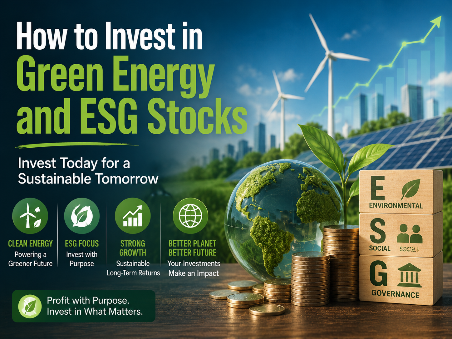How to Invest in Green Energy and ESG Stocks