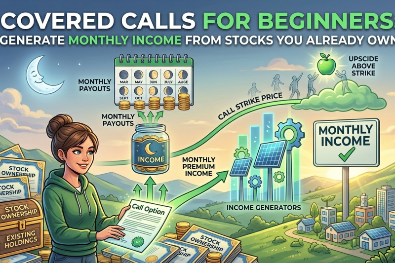 Covered Calls for Beginners: Generate Monthly Income from Stocks You Already Own