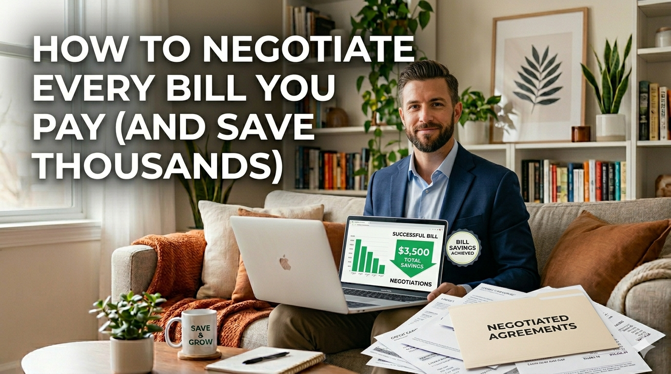 How to Negotiate Every Bill You Pay (And Save Thousands)