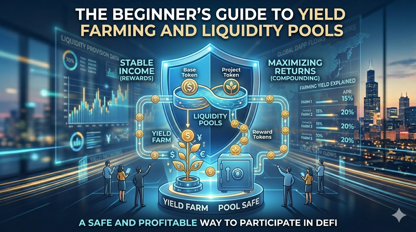 The Beginner’s Guide to Yield Farming and Liquidity Pools