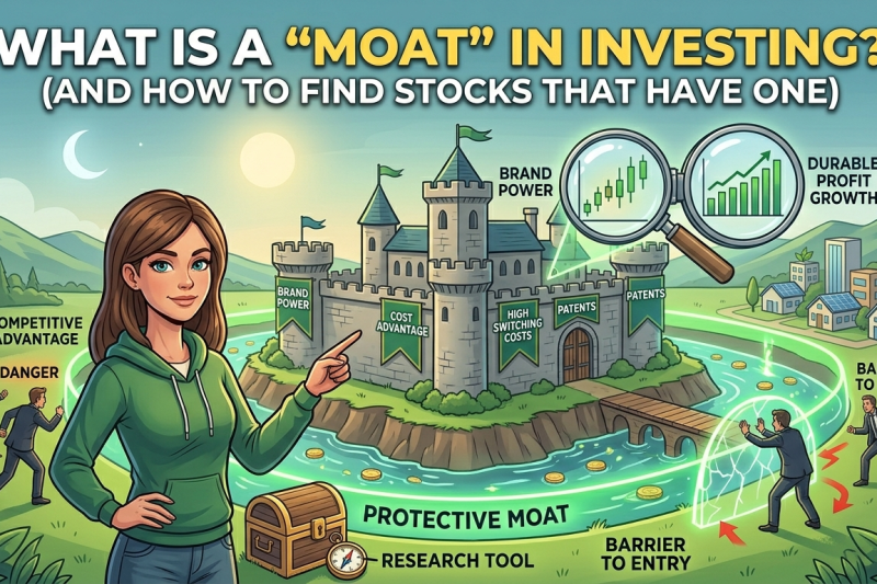 What Is a “Moat” in Investing? (And How to Find Stocks That Have One)