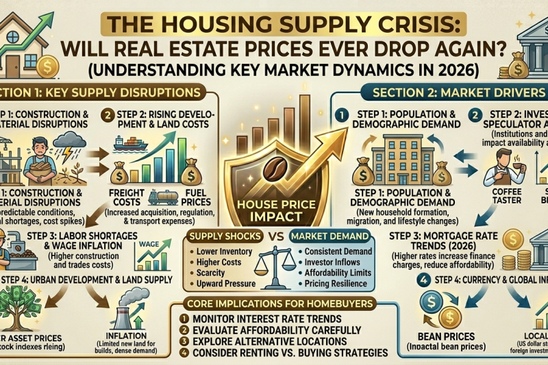 The Housing Supply Crisis: Will Real Estate Prices Ever Drop Again?
