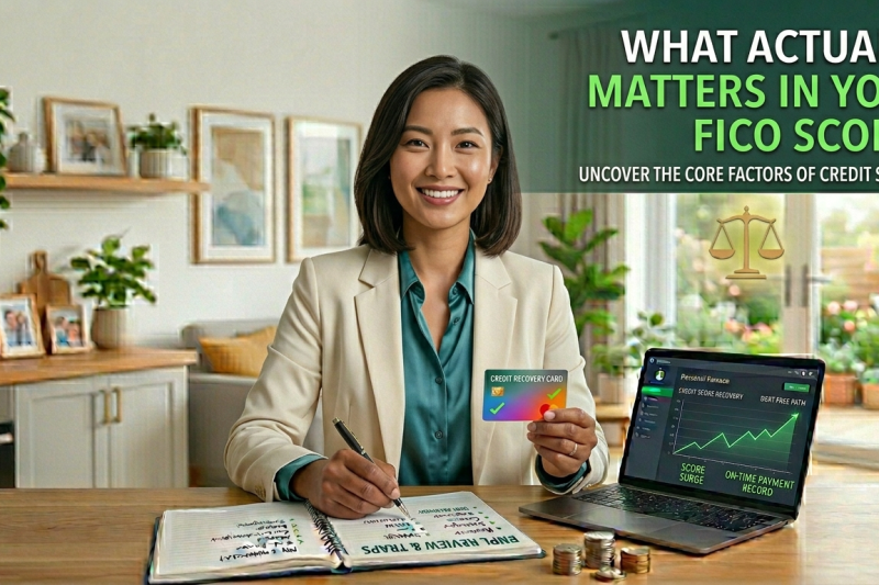 What Actually Matters in Your FICO Score?